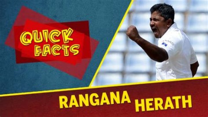 Rangana Herath - Bio, Age, Wiki, Facts and Family